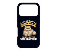 Carcasa para iPhone 17 Pro Chinchilla Gato Persa Mamá/Papá Divertido Gato Dueño Humor