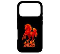 Carcasa para iPhone 17 Pro Chinese New Year 2026 Fire Horse Lunar Zodiac Red Horse