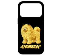 Carcasa para iPhone 17 Pro Chow Chow Spaghetti Fideos Comida Italiana Cachorro Am