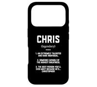 Carcasa para iPhone 17 Pro Chris Definition Funny Talented Great Cosplay Christophers