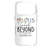Carcasa para iPhone 17 Pro Christian Ephesians 3:19 Loved Beyond Measure Jesus Loves Me