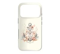 Carcasa para iPhone 17 Pro Christian Hope Anchors The Soul Hebreos 6 19 Versículo de la Biblia