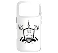 Carcasa para iPhone 17 Pro Christian Men: Child of God, Man of Faith, Warrior of Christ
