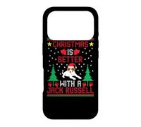 Carcasa para iPhone 17 Pro Christmas Is Better with A Jack Russell Terrier Ugly Sweater