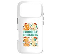 Carcasa para iPhone 17 Pro Christmas Pets Purrfect Christmas, Linda Amante de los Animales para Mujer