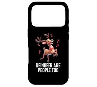 Carcasa para iPhone 17 Pro Christmas Xmas Reindeer Are People Too Funny Dancer