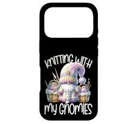 Carcasa para iPhone 17 Pro Chrochet Saying For Women Who Loves Knitting with My Gnomies