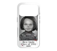 Carcasa para iPhone 17 Pro Chucky School Photo Best Smile Class of 1991 Black and White