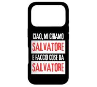 Carcasa para iPhone 17 Pro Ciao Sono Salvatore Faccio Cose Da Salvatore Personalizzato