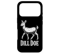 Carcasa para iPhone 17 Pro Cierva Pepinillo Venado Humor Dill Doe Juego De Palabras