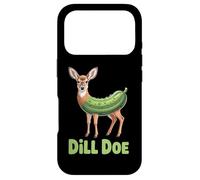 Carcasa para iPhone 17 Pro Cierva Pepinillo Venado Humor Dill Doe Juego De Palabras
