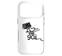 Carcasa para iPhone 17 Pro Cinta Adhesiva Suelta con Texto «I Heart The 90s Movie Store Rent»