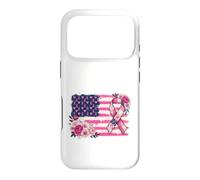 Carcasa para iPhone 17 Pro Cinta de Apoyo de Bandera patriótica Americana diseño Floral