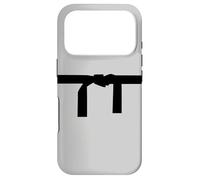 Carcasa para iPhone 17 Pro Cinturón Negro Imagen Kickboxing Karate Artes Marciales Blackbelt