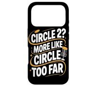 Carcasa para iPhone 17 Pro Circle Two More Like Circle Too Far Jugadores de Disc Golf