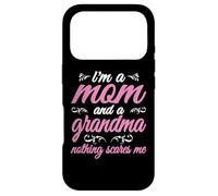 Carcasa para iPhone 17 Pro Cita de Abuela Soy una mamá y una Abuela Nada me Asusta