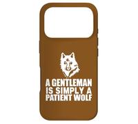 Carcasa para iPhone 17 Pro Cita de Caballero Lobo Motivacional Inspirador