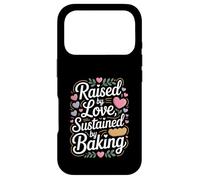 Carcasa para iPhone 17 Pro Cita de Raised by Love Sustained by Baking Baker