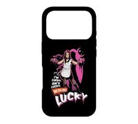 Carcasa para iPhone 17 Pro Cita de Rocky Horror Show Magenta Todos Tenemos Suerte