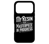 Carcasa para iPhone 17 Pro Cita Divertida de Arte en Resina de My Resin is a Masterpiece in Progress