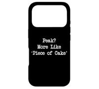 Carcasa para iPhone 17 Pro Cita Divertida de Escalada Peak More Like Piece of Cake