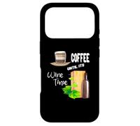 Carcasa para iPhone 17 Pro Cita Divertida de la Vida de Coffee Until Is Wine Time
