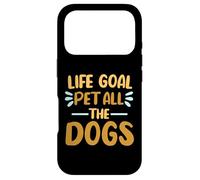 Carcasa para iPhone 17 Pro Cita Divertida de Life Goal Pet All The Dogs para Amantes de los Perros