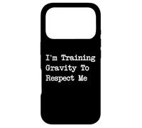 Carcasa para iPhone 17 Pro Cita Divertida de malabarismos I'm Training Gravity To Respect Me