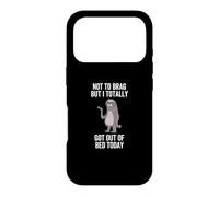 Carcasa para iPhone 17 Pro Cita Divertida sobre el sueño de un Perezoso Perezoso: Totally Got out of Bed Today