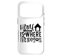 Carcasa para iPhone 17 Pro Cita Impresa en Home Is Where The Dog Is Paw