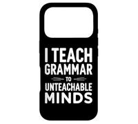 Carcasa para iPhone 17 Pro Cita sarcástica del Profesor de gramática