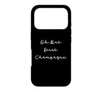 Carcasa para iPhone 17 Pro Citation Champagne Humour Ok but First Champagne