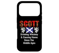 Carcasa para iPhone 17 Pro Clan Scott Tartan Apellido escocés Orgullo de Escocia