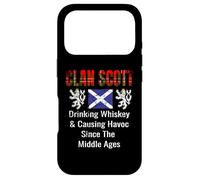Carcasa para iPhone 17 Pro Clan Scott Tartan Apellido escocés Orgullo de Escocia