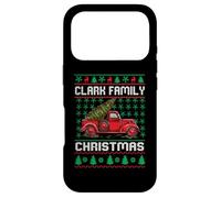 Carcasa para iPhone 17 Pro Clark Family Christmas Red Truck Personalised Funny Xmas