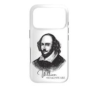 Carcasa para iPhone 17 Pro Clásico William Shakespeare Retrato Literario Fans Maestros
