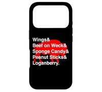 Carcasa para iPhone 17 Pro Classic Buffalo New York Foods Cute Buffalo NY Foodie