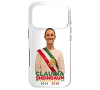 Carcasa para iPhone 17 Pro Claudia Sheinbaum Presidenta México Banda Bandera 2024 2030