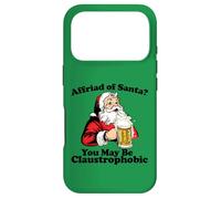 Carcasa para iPhone 17 Pro Claustrophobic Santa Claus Pun