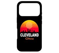 Carcasa para iPhone 17 Pro Cleveland Ohio State USA Vintage Retro Sunset City Skyline