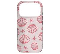 Carcasa para iPhone 17 Pro Coastal Beach Summer Ocean Seashell Aesthetic Pink
