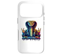 Carcasa para iPhone 17 Pro Cobra DJ Vibes - Veneno de neón, Bombo con Capucha y Ritual de bajo