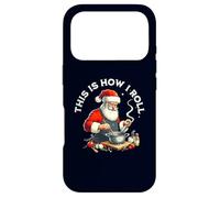 Carcasa para iPhone 17 Pro Cocinando Santa Chef Divertido Navidad A Juego Disfraz Familiar