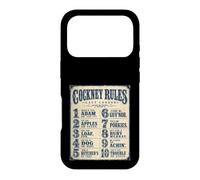 Carcasa para iPhone 17 Pro Cockney Rules Londres Rhyming Slang