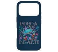 Carcasa para iPhone 17 Pro Cocoa Beach Florida Blue Crab Verano Beach Vacaciones Regalos
