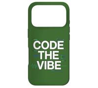 Carcasa para iPhone 17 Pro Code The Vibe Diseño de codificación para desarrolladores Coders
