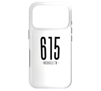 Carcasa para iPhone 17 Pro Código de área 615 Nashville Tennessee TN