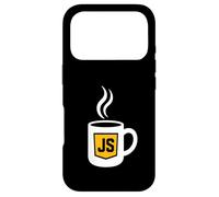Carcasa para iPhone 17 Pro Código de Taza de café Javascript Dev