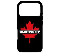 Carcasa para iPhone 17 Pro Codos hacia Arriba Orgulloso Bandera Canadiense Fuerte y Libre Fan de Canadá