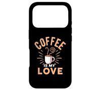 Carcasa para iPhone 17 Pro Coffee Is My Love Cafeine Baristas Funny Coffee Lover